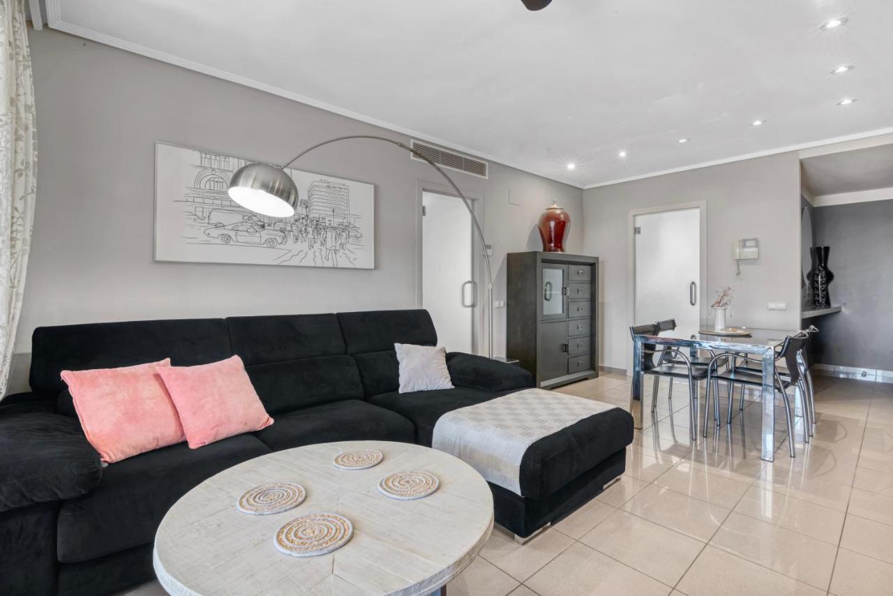 Atico Frente Al Mar, Pataconablue, Complejo Vacacional Apartment Valencia Bagian luar foto