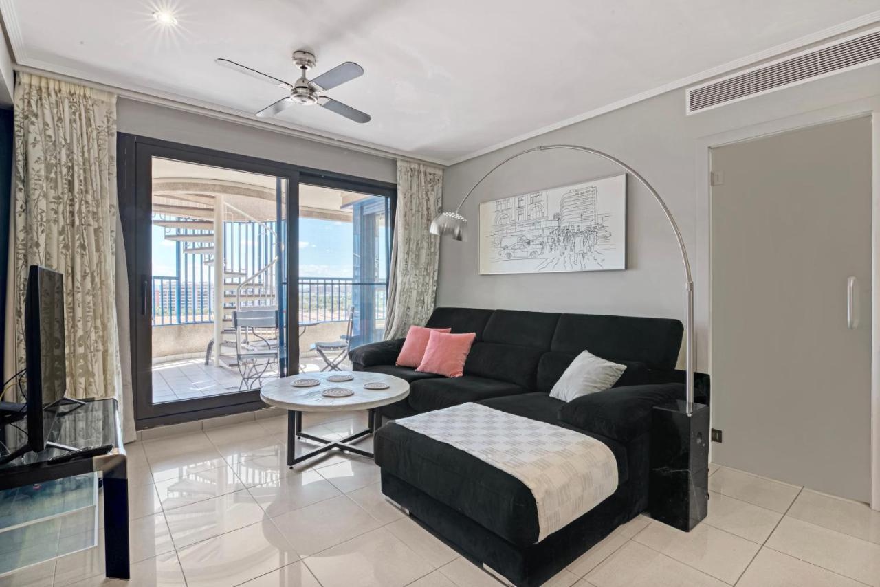 Atico Frente Al Mar, Pataconablue, Complejo Vacacional Apartment Valencia Bagian luar foto